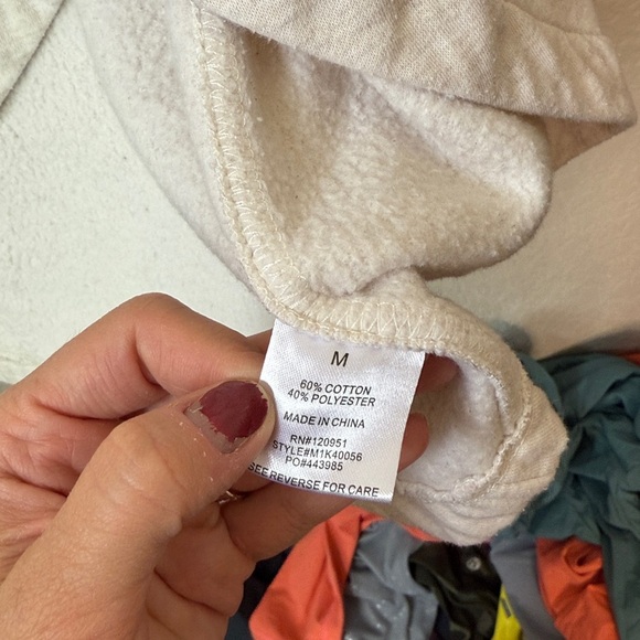 Olive and Oak Cardigan White Cream Heathered Size Medium - Picture 8 of 11